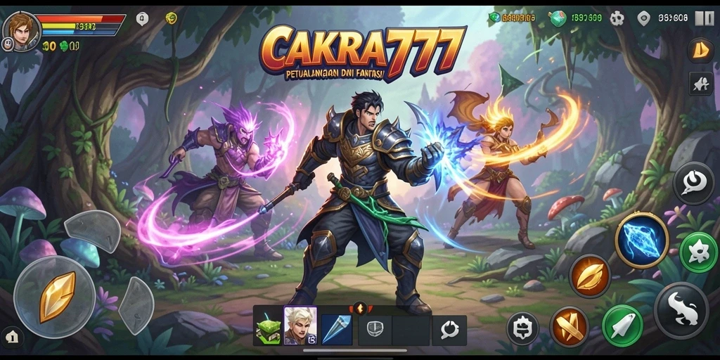 Tampilan gameplay seru di dunia ARPG penuh petualangan.
