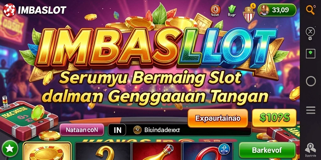 Tampilan gameplay IMBASLOT yang menakjubkan dan penuh warna.