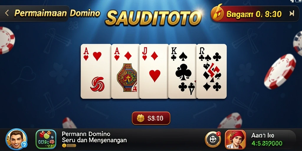 Tampilan screenshot dari gameplay SAUDITOTO yang seru.