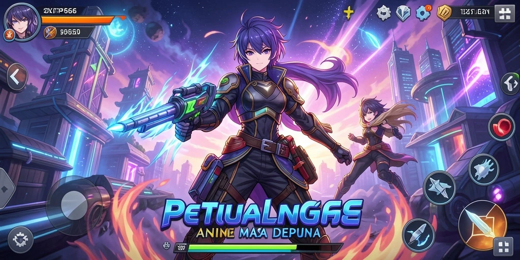 Tampilan menakjubkan dari gameplay Anime SP666.